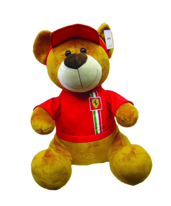 2018, Rot, 30 cm, Ferrari Teddybär