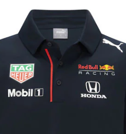 Polo infantil Puma Red Bull 2021, azul, del equipo