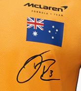 2022, Naranja, Equipo Daniel Ricciardo, McLaren Polo