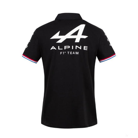 2021, Schwarz, Alpine Polo Hemd - Team