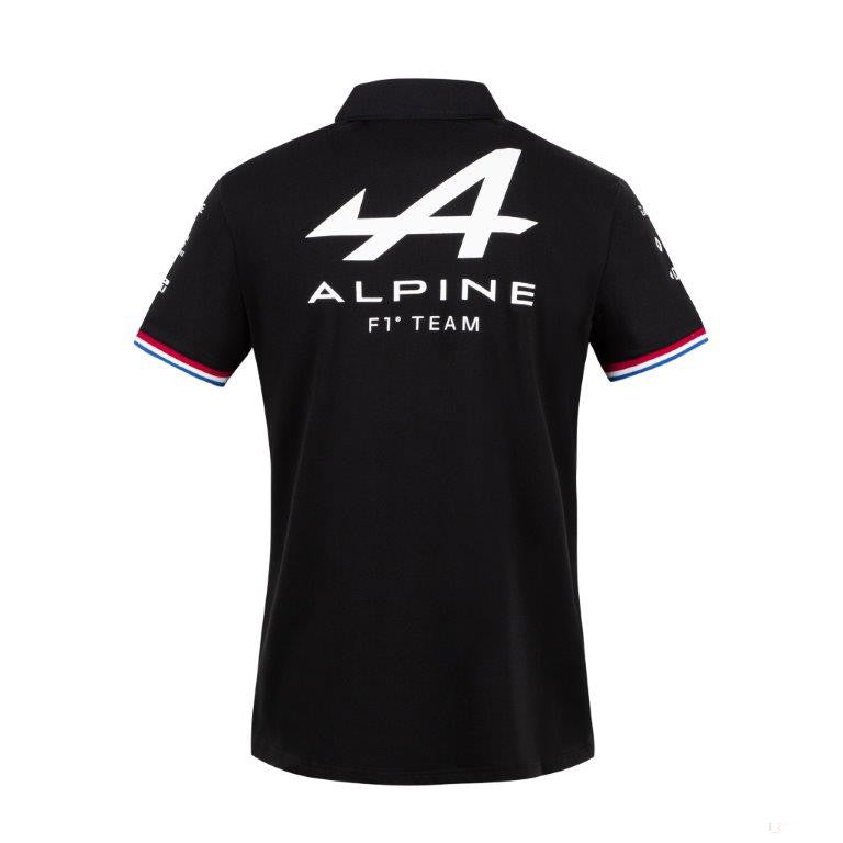 2021, Schwarz, Alpine Polo Hemd - Team