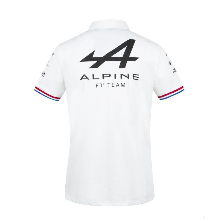 2021, Weiß, Alpine Polo Hemd - Team