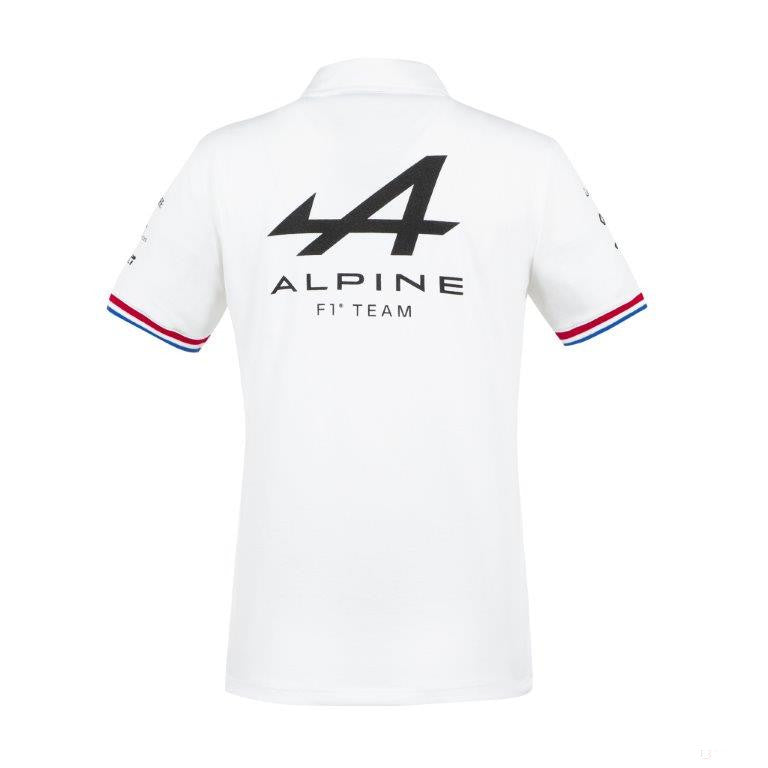 2021, Weiß, Alpine Damen Polo Hemd - Team - FansBRANDS®