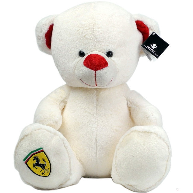 2020, Weiß, 30 cm, Ferrari 2in1 Teddybär Kissen