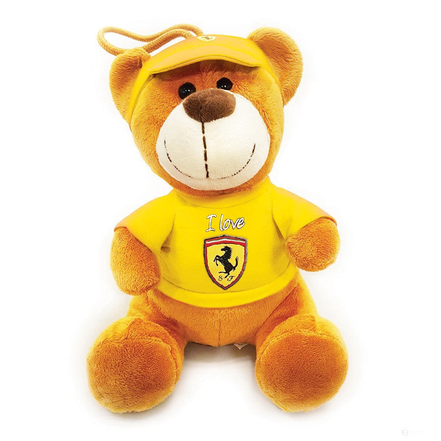 2019, Gelb, 30 cm, Ferrari Teddybär
