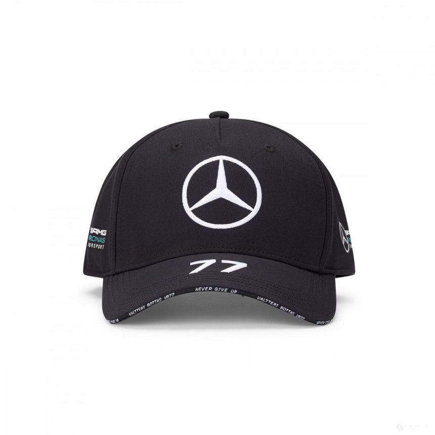 Mercedes Baseballkappe, Valtteri Bottas, Erwachsene, Schwarz, 20/21