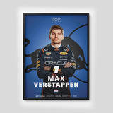 Originaler F1-Print - Max Verstappen Poster (A3-Größe)