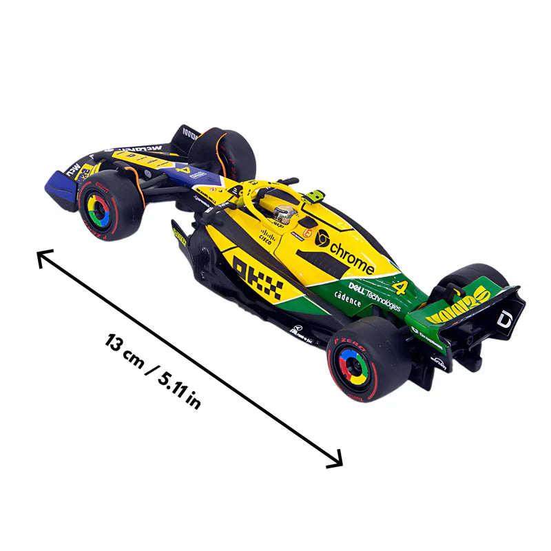 McLaren Modellauto - Bburago Lando Norris Monaco Senna Lackierung MCL38