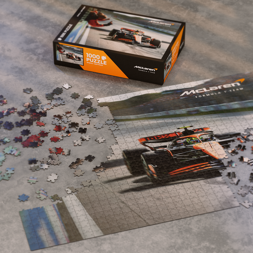 McLaren Formula 1® Team, Puzzle, Lando Norris, Siegerposter, 1000 Teile