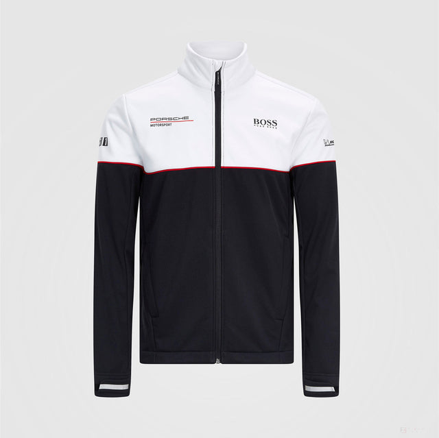 2022, Schwarz, Team, Porsche Softshell - FansBRANDS®