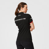 2022, Schwarz, Porsche Team T-shirt Damen