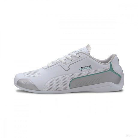 2021, Weiß, Puma Mercedes Drift Cat 8 Kinder Schuhe