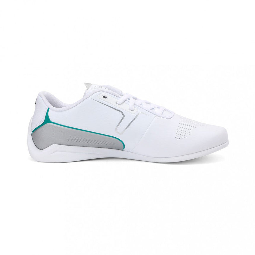 Zapatillas Mercedes, Puma Drift Cat 8, blancas, 2020, talla 45.8