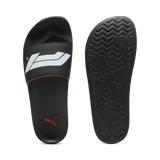 F1 Logo Pantoffel, Puma, Leadcat 2.0, schwarz