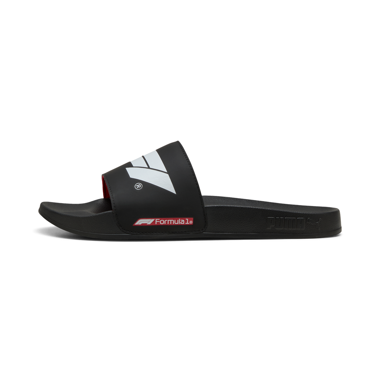 F1 Logo Pantoffel, Puma, Leadcat 2.0, schwarz