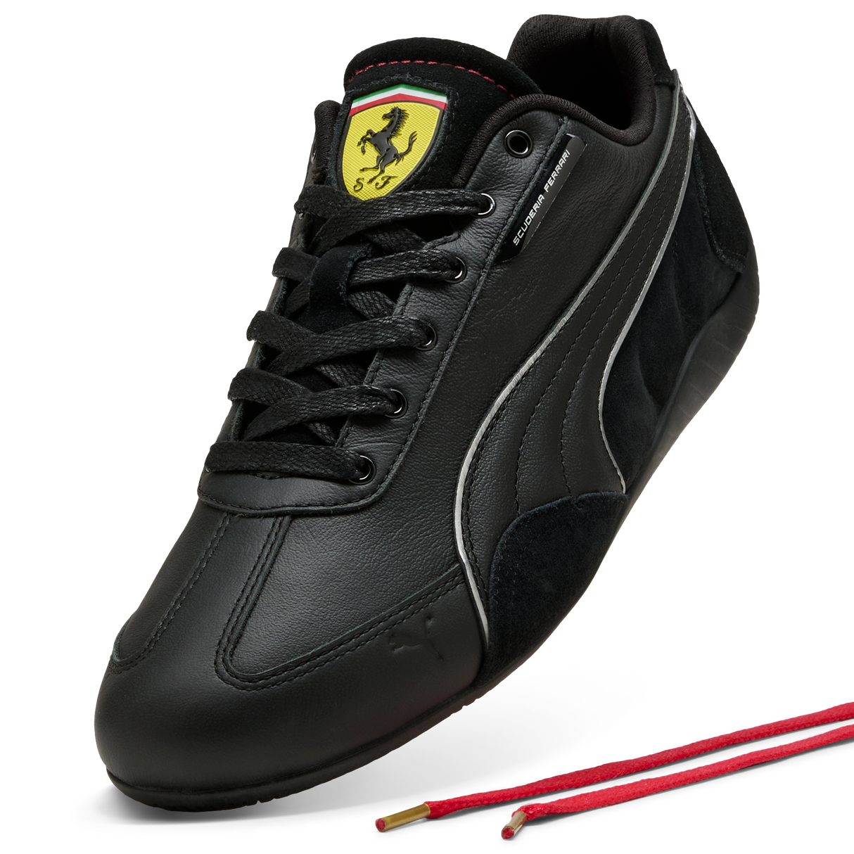 Ferrari Schuhe, Puma, Speedcat, schwarz-rot 🔥