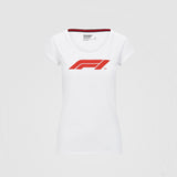 2020, Weiß, Formula 1 Logo Damen T-Shirt
