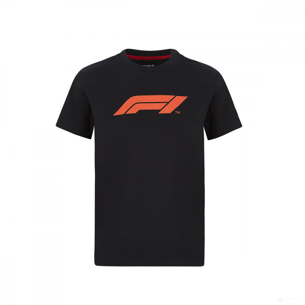 2020, Schwarz, Formula 1 Logo Kinder T-Shirt