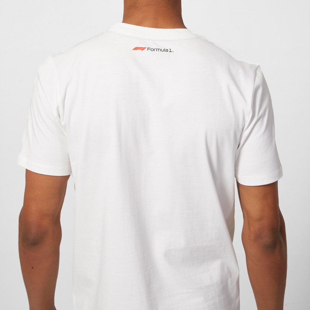 2020, Weiß, Formula 1 Logo T-Shirt