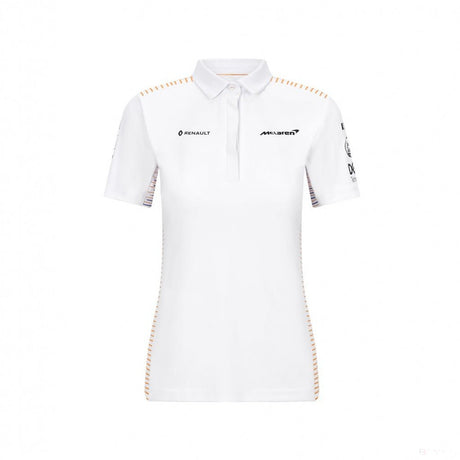 2020, Weiß, McLaren Damen Team Polo Hemd - FansBRANDS®