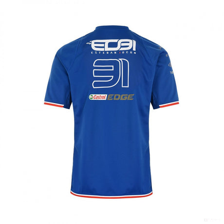 2022, Blau, Esteban Ocon 31 Team, Alpine T-shirt - FansBRANDS®