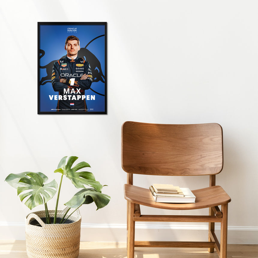 Originaler F1-Print - Max Verstappen Poster (A3-Größe)
