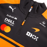 McLaren Pullover, Team, mit halbem Reißverschluss, Papaya