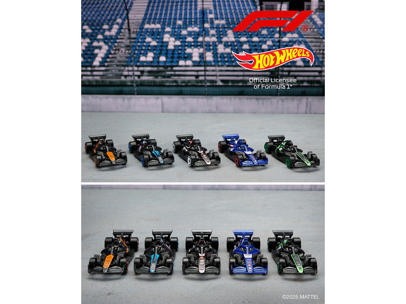 Hot Wheels F1-Set, 5-tlg. F1-Auto in der Box