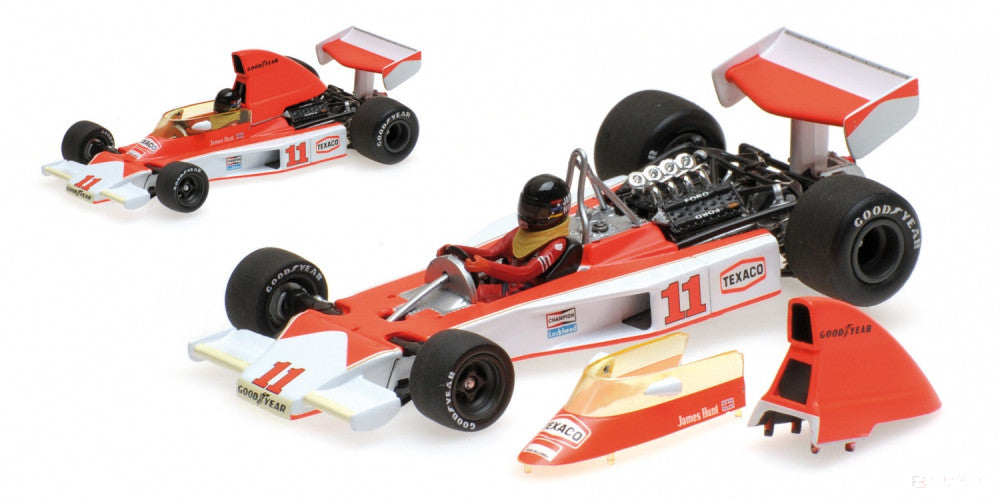 1976, Rot, 1:43, James Hunt McLaren Ford M23 South African GP 1976 Modellauto - FansBRANDS®