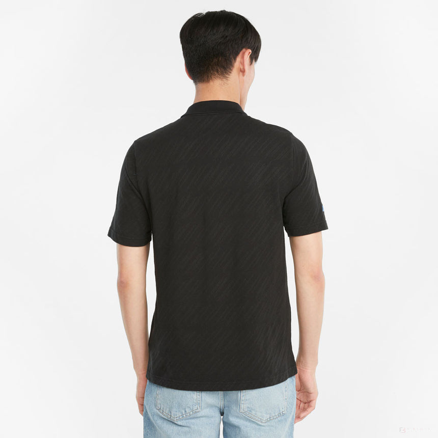 2021, Schwarz, Puma BMW MMS Jacquard Polo Hemd - FansBRANDS®