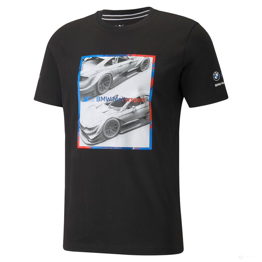 2021, Schwarz, Puma BMW MMS Logo Graphic T-Shirt - FansBRANDS®