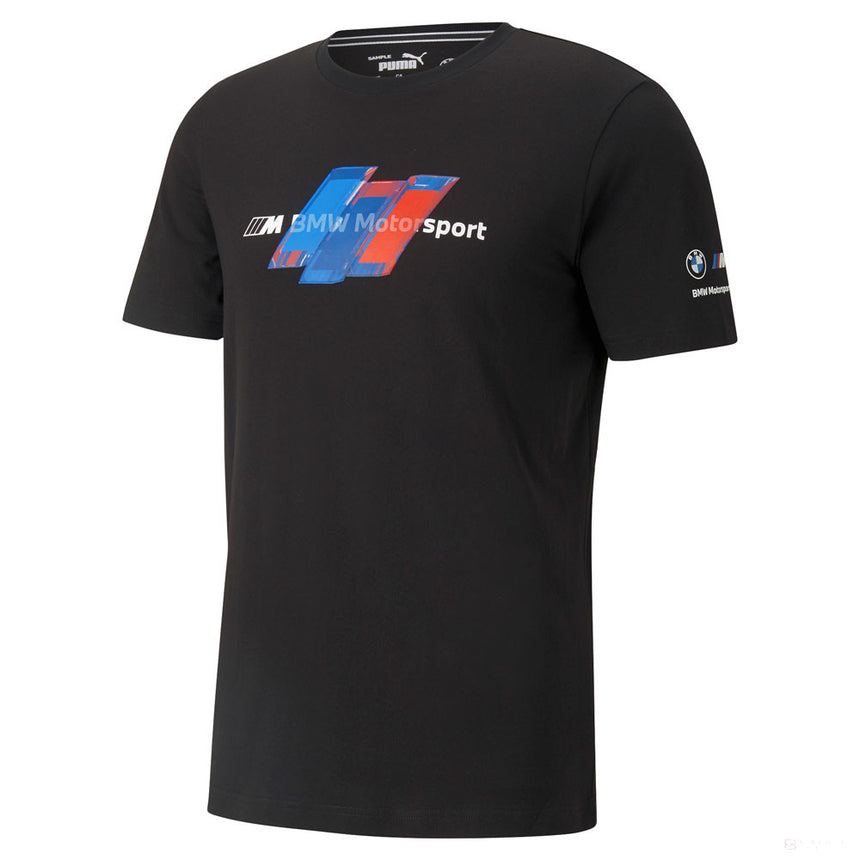 2021, Schwarz, Puma BMW Motorsport Logo T-Shirt - FansBRANDS®