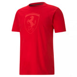 2021, Rot, Puma Ferrari Race Big Shield T-Shirt