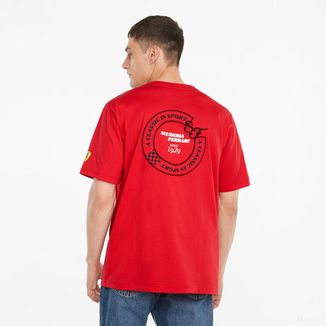 2021, Rot, Puma Ferrari Race Statement T-Shirt - FansBRANDS®