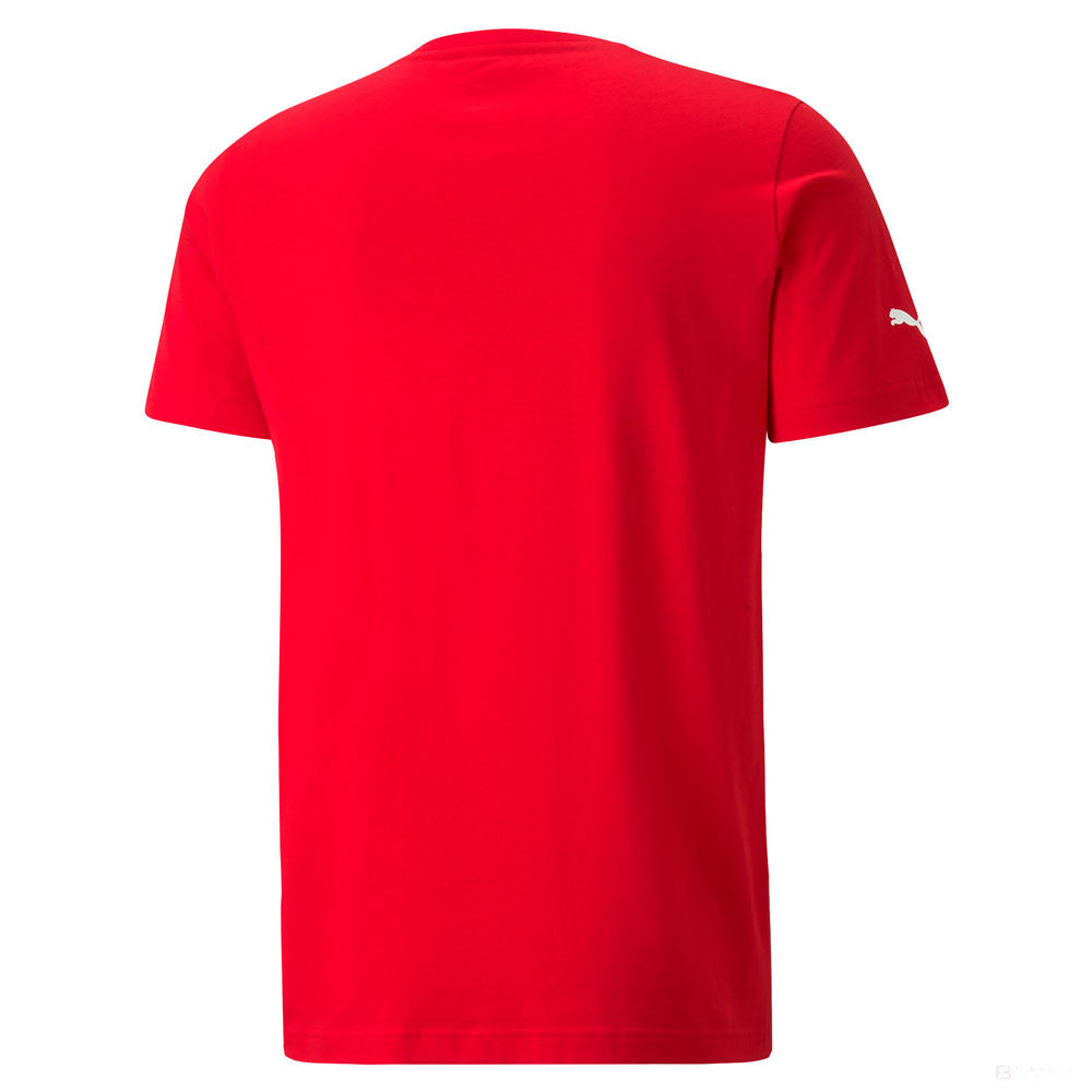 2021, Rot, Puma Ferrari Race Big Shield T-Shirt - FansBRANDS®
