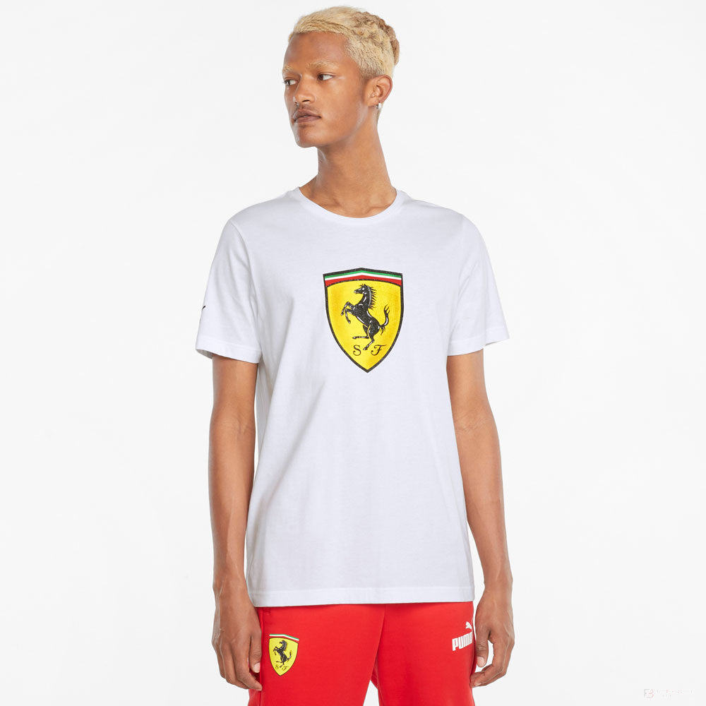 2021, Weiß, Puma Ferrari Race Shield T-Shirt
