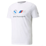 2021, Weiß, Puma BMW MMS ESS Logo T-Shirt