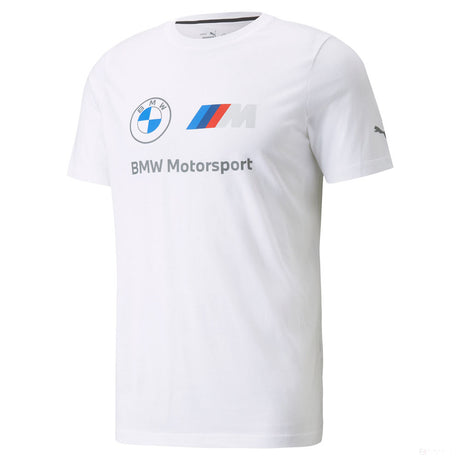 2021, Weiß, Puma BMW MMS ESS Logo T-Shirt - FansBRANDS®