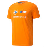 BMW T-shirt, Puma BMW MMS ESS Logo, Orange, 2021