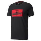 2021, Schwarz, Puma Ferrari Race Graphic T-Shirt