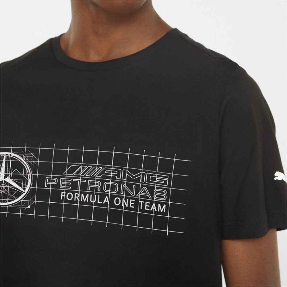 2022, Schwarz, Mercedes T-shirt