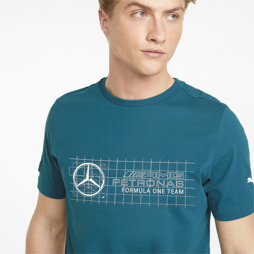 2022, Blau, Mercedes T-shirt - FansBRANDS®