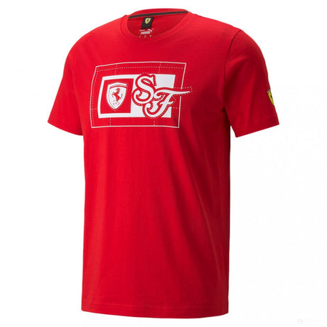 2022, Rot, Puma Ferrari Race T-shirt - FansBRANDS®