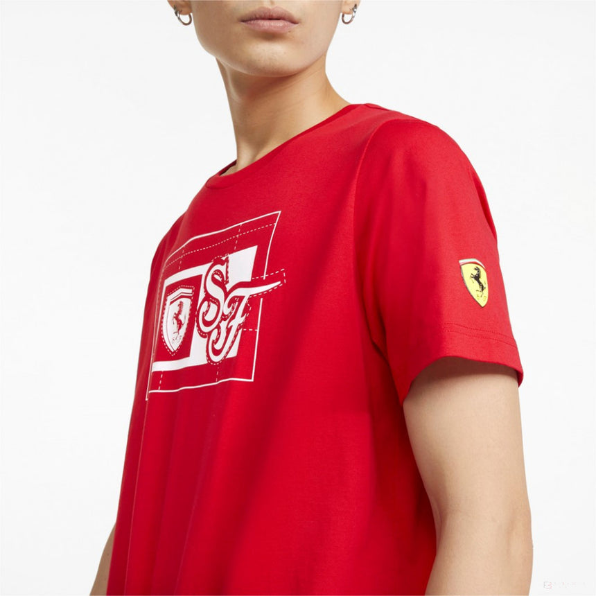 2022, Rot, Puma Ferrari Race T-shirt - FansBRANDS®