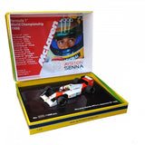2020, Weiß, 1:43; Ayrton Senna McLaren Honda MP4/4 1988 Modellauto - FansBRANDS®