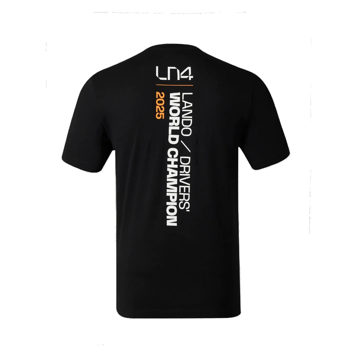McLaren T-Shirt, Lando Norris, Weltmeister 2025, Sonderedition, schwarz