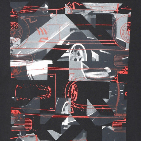 2017, Schwarz, Puma Ferrari Round Neck Graphic T-shirt - FansBRANDS®