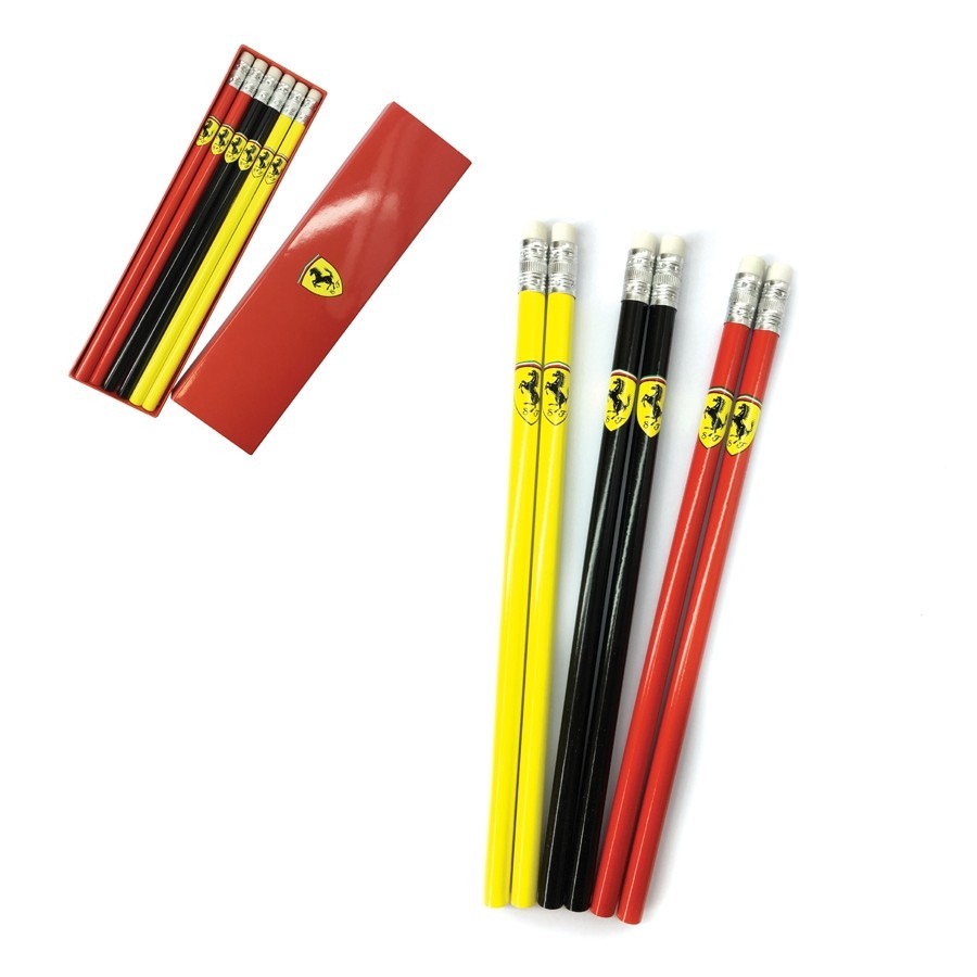 2018, 6 pcs, Ferrari Stift Set - FansBRANDS®