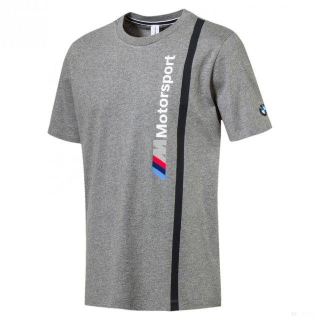 2018, Grau, Puma BMW Round Neck MMS Logo T-shirt - FansBRANDS®