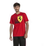 2018, Rot, Puma Ferrari Round Neck Big Shield T-shirt